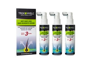 Trixowell Saç Dökülmesine Karşı Serum - 3 Aylık Kullanım (3 Kutu)